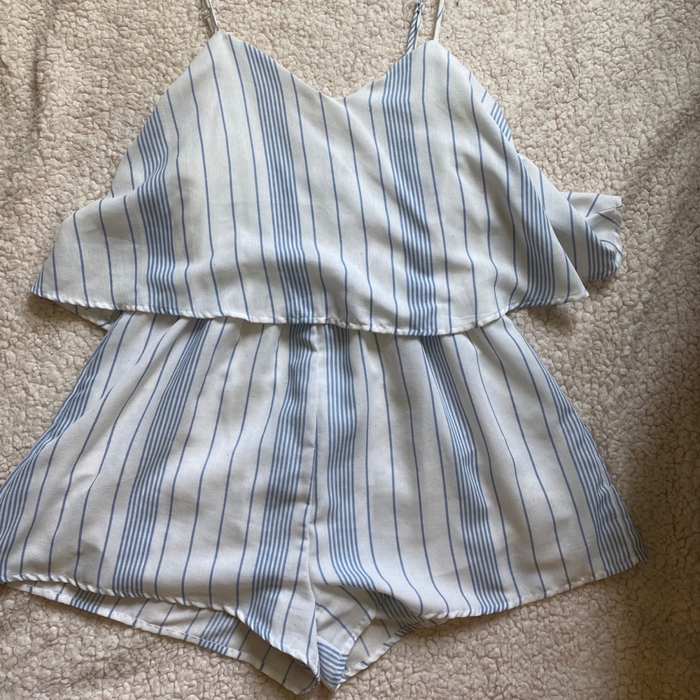 Tobi Striped Romper